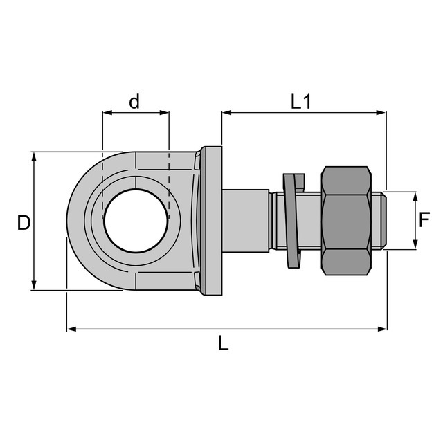 Boulon pour Stabilisateur M24X200 référence fournisseur 31110226